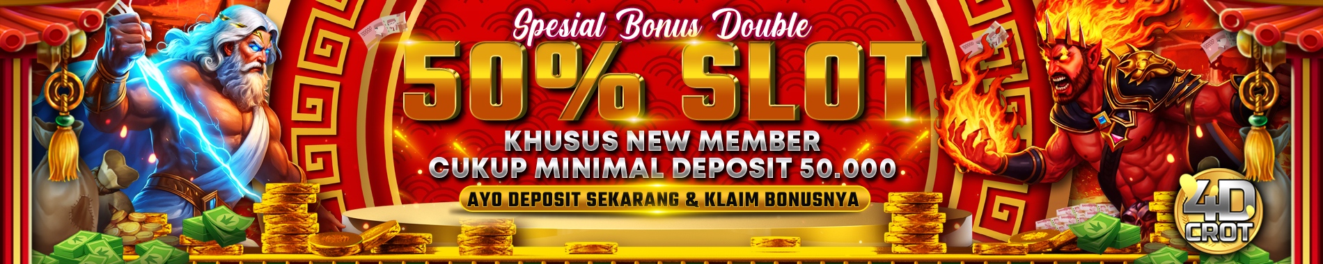 BONUS BULANAN TURNOVER CROT4D OFFICIAL